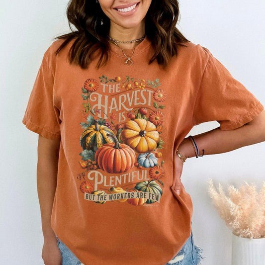 Christian fall graphic t-shirt, Pumpkin, Religious - Blu Lotus Boutique