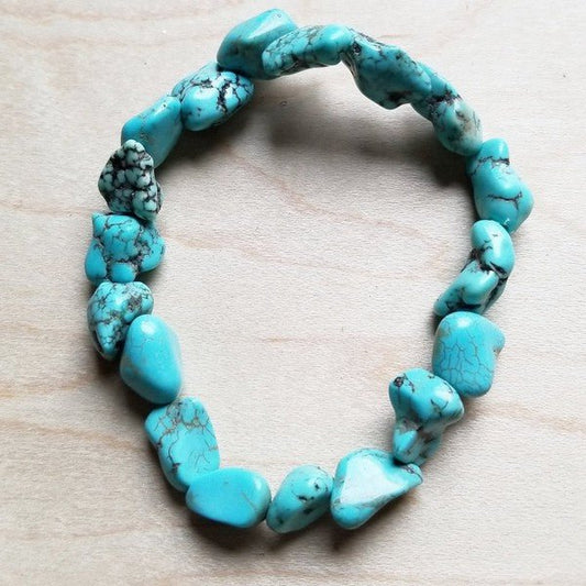 Chunky Turquoise Bracelet - Blu Lotus Boutique