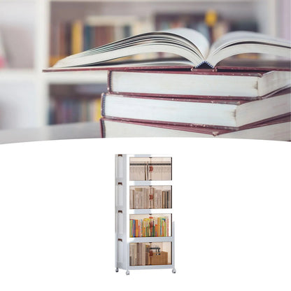 Clearance Deal Folding Children Snack Storage Cabinet Space Saving Organizer Multifunctional Plastic Living Room Baby Wardrobe - Blu Lotus Boutique