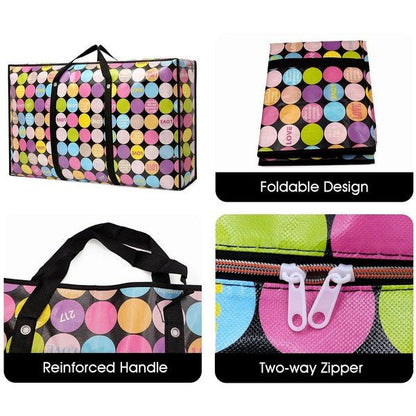 Clover Jumbo Extra Large Storage LaundryBag - Blu Lotus Boutique