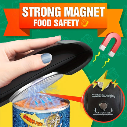 Cordless Electric Can Opener AutoShutoff Safe Edge OneTouch - Blu Lotus Boutique