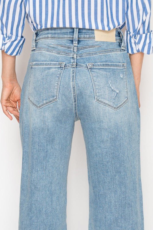 Corset Ultra High Rise Modern Wide Jean - Blu Lotus Boutique