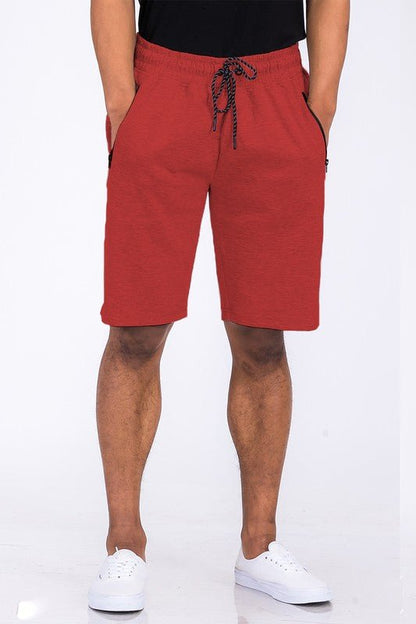 COTTON BLEND LOUNGE SWEAT SHORTS - Blu Lotus Boutique