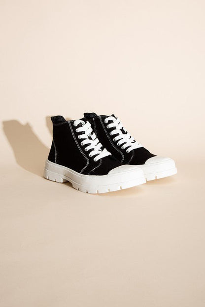 CRAYON - G Lace up Sneakers - Blu Lotus Boutique