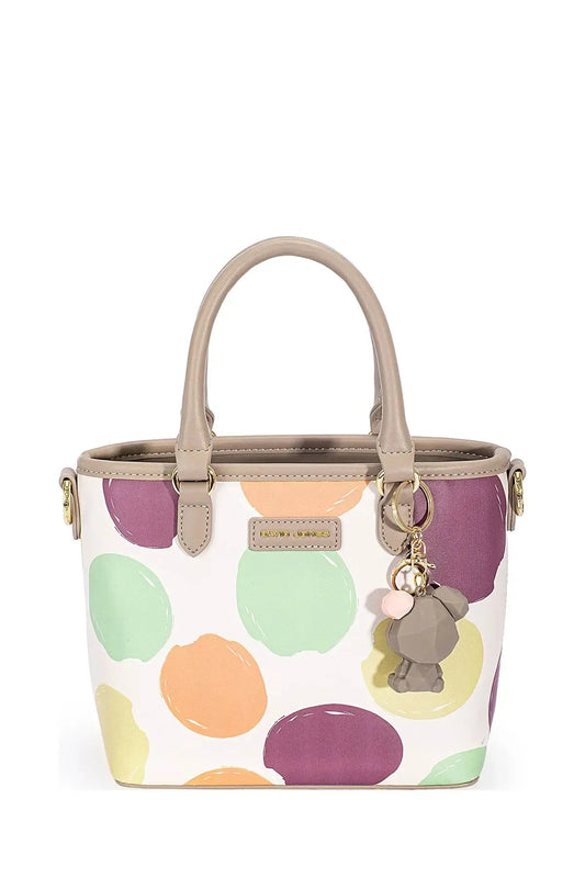 David Jones Colorful Polka Dot Handbag - Blu Lotus Boutique