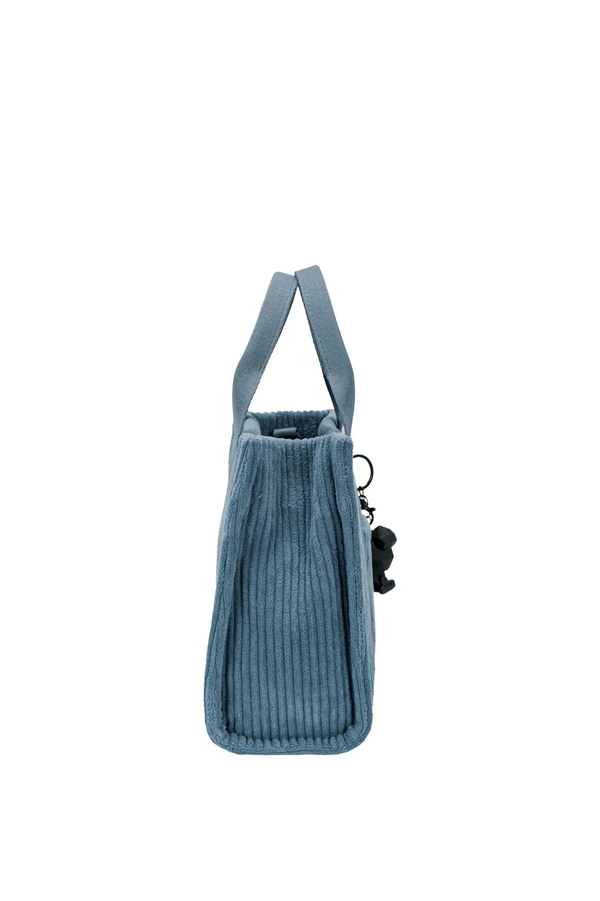 David Jones Corduroy Handbag Bag with Charm Detail - Blu Lotus Boutique