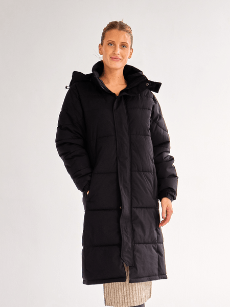 Longline Padded Coat - Blu Lotus Boutique