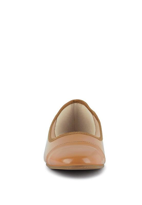 CAMELLA ROUND TOE BALLERINA FLAT SHOES - Blu Lotus Boutique