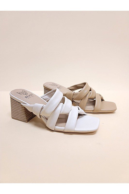 EBIE - HIGH HEEL MULES - Blu Lotus Boutique