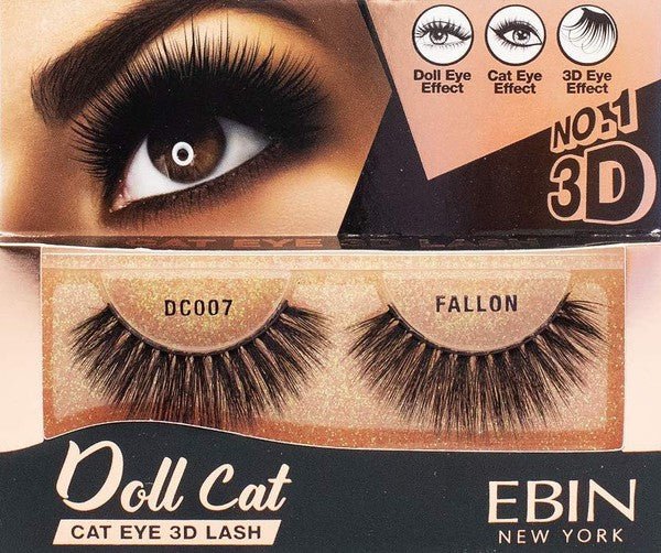 Ebin New York 3D Doll Cat Eyelashes - Blu Lotus Boutique