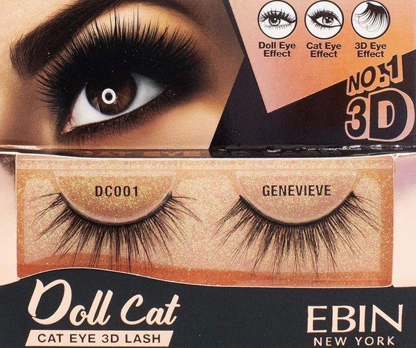 Ebin New York 3D Doll Cat Eyelashes - Blu Lotus Boutique