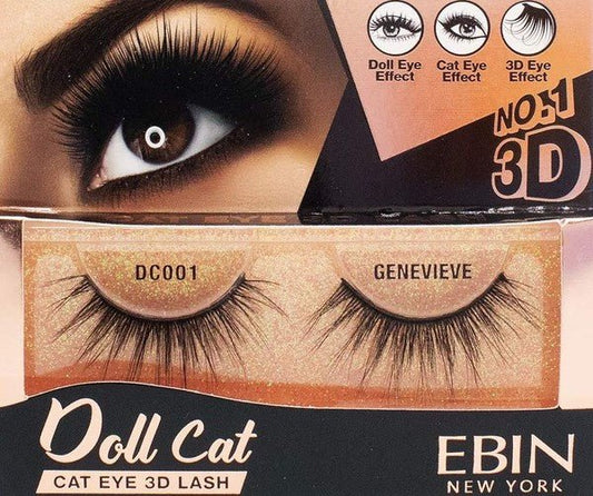Ebin New York 3D Doll Cat Eyelashes - Blu Lotus Boutique