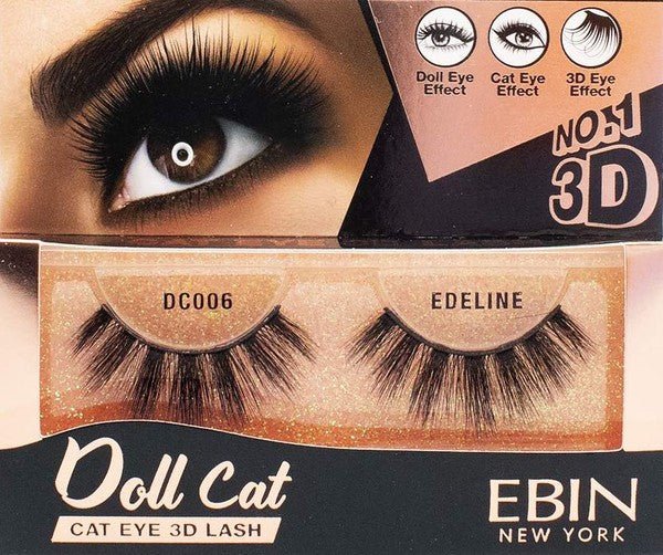 Ebin New York 3D Doll Cat Eyelashes - Blu Lotus Boutique