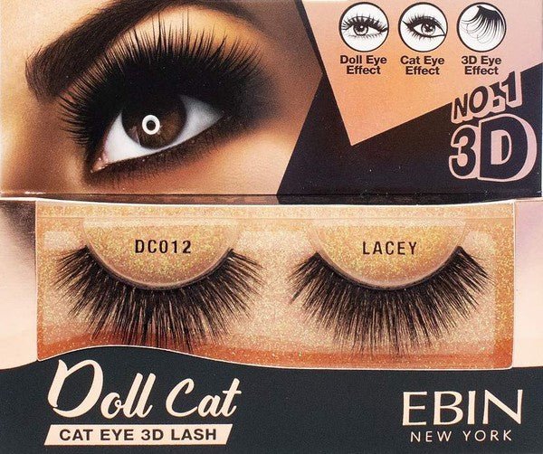 Ebin New York 3D Doll Cat Eyelashes - Blu Lotus Boutique