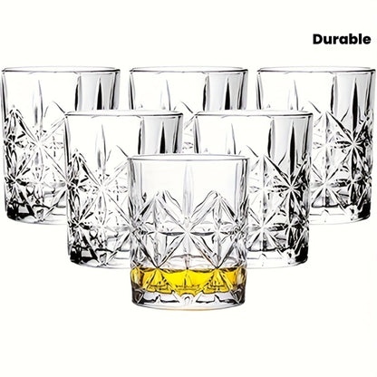 Elegant 6pc Old Fashioned Whiskey Cocktail Glass Set - Blu Lotus Boutique