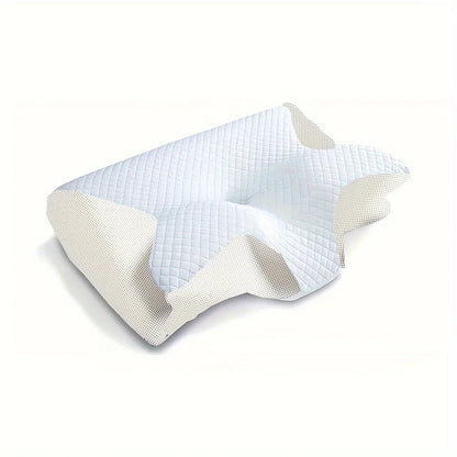 Ergonomic cotton snack pillow with comfortable sleeping design, soft and lightweight, perfect for side, back and abdominal sleep - Blu Lotus Boutique