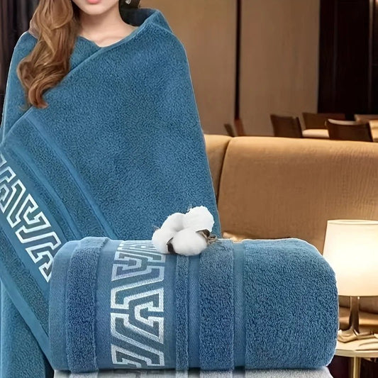 Extra Large Bath Towel - Quick - Dry Thick Bath Sheet - Plush Softness for Adults, Spa, Gym, Home - Elegant Bathroom Decor - Blu Lotus Boutique