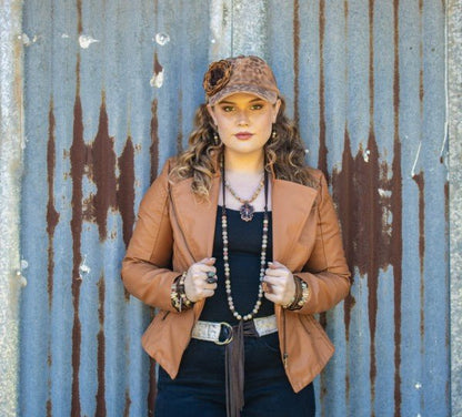 Genuine Aqua Terra Collar Necklace w/ Small Slab - Blu Lotus Boutique