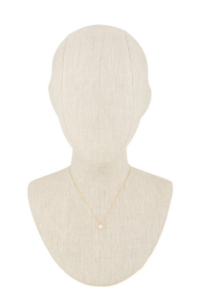 Gold Dipped Clover Pendant Necklace - Blu Lotus Boutique