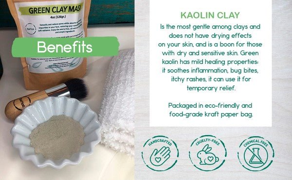Green Clay Mask - Blu Lotus Boutique
