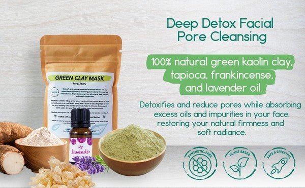 Green Clay Mask - Blu Lotus Boutique