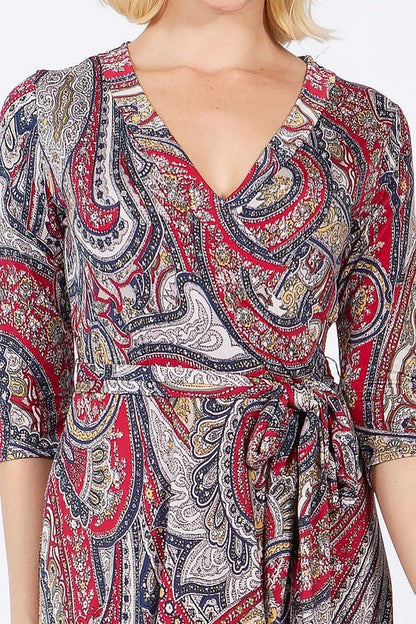 GRETA wrap dress - Blu Lotus Boutique