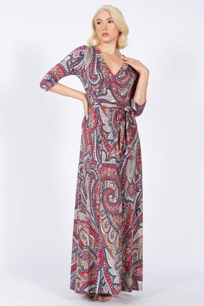 GRETA wrap dress - Blu Lotus Boutique