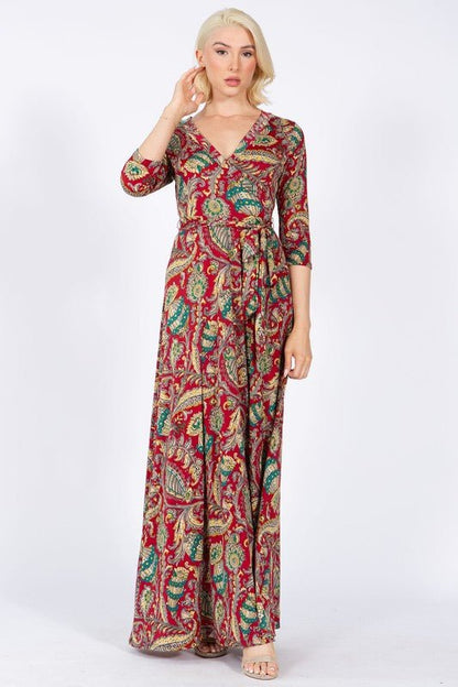 GRETA wrap dress - Blu Lotus Boutique