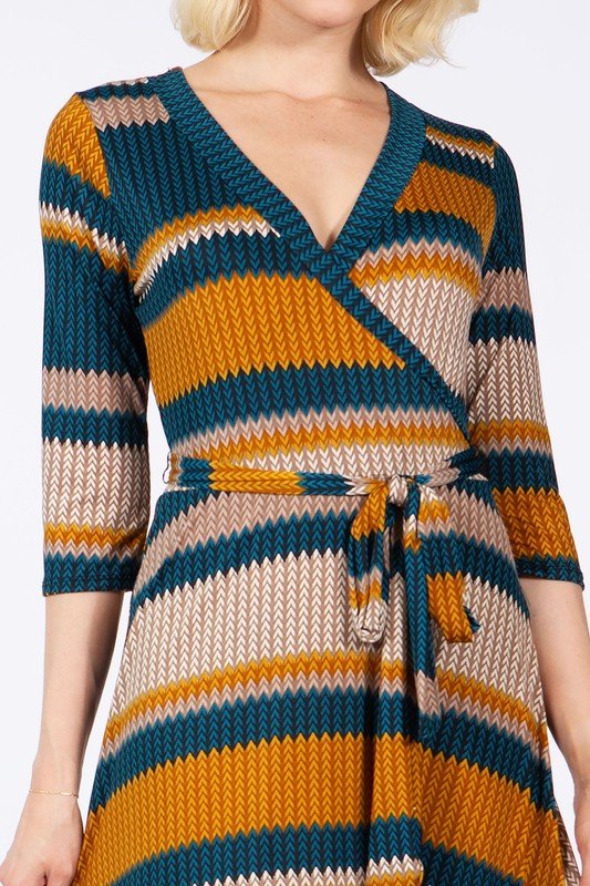 GRETA wrap dress - Blu Lotus Boutique