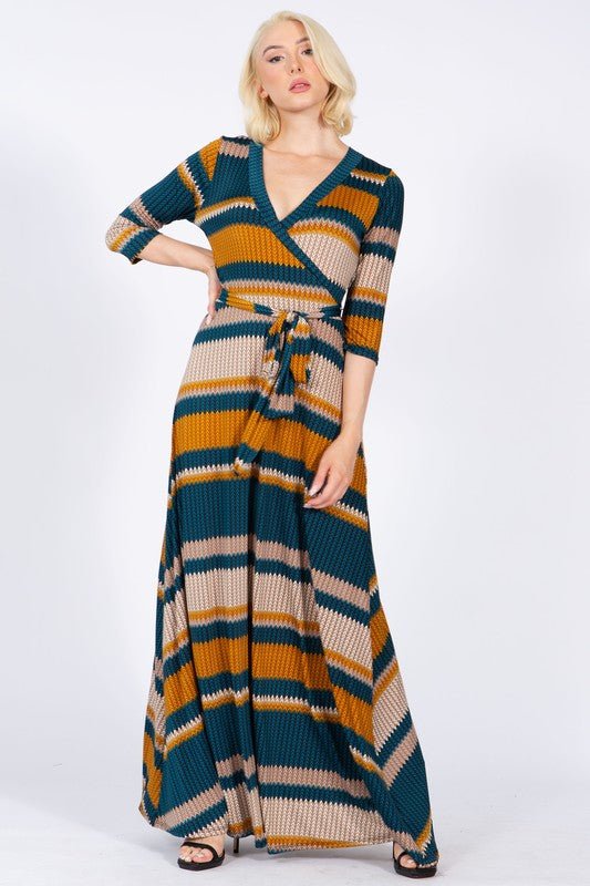 GRETA wrap dress - Blu Lotus Boutique
