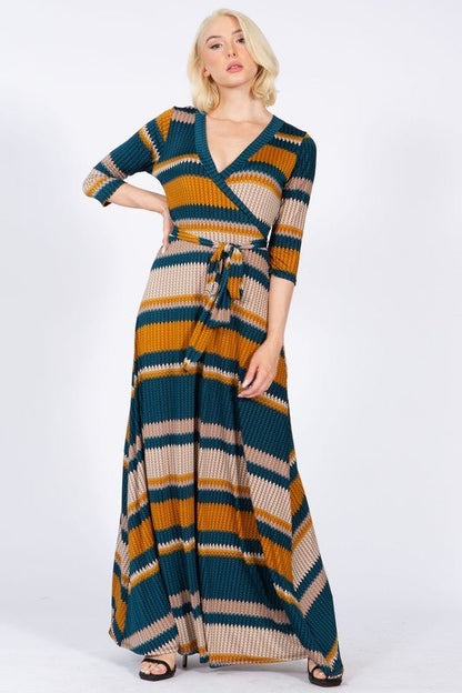 GRETA wrap dress - Blu Lotus Boutique