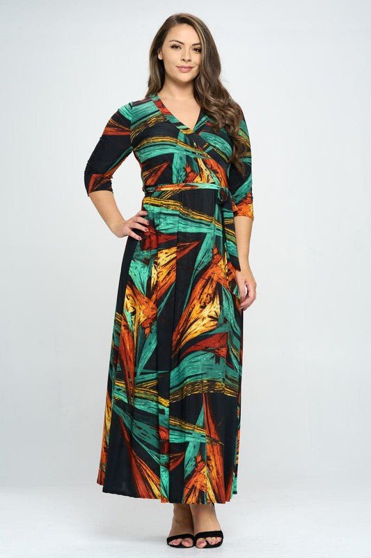 GRETA wrap dress - Blu Lotus Boutique