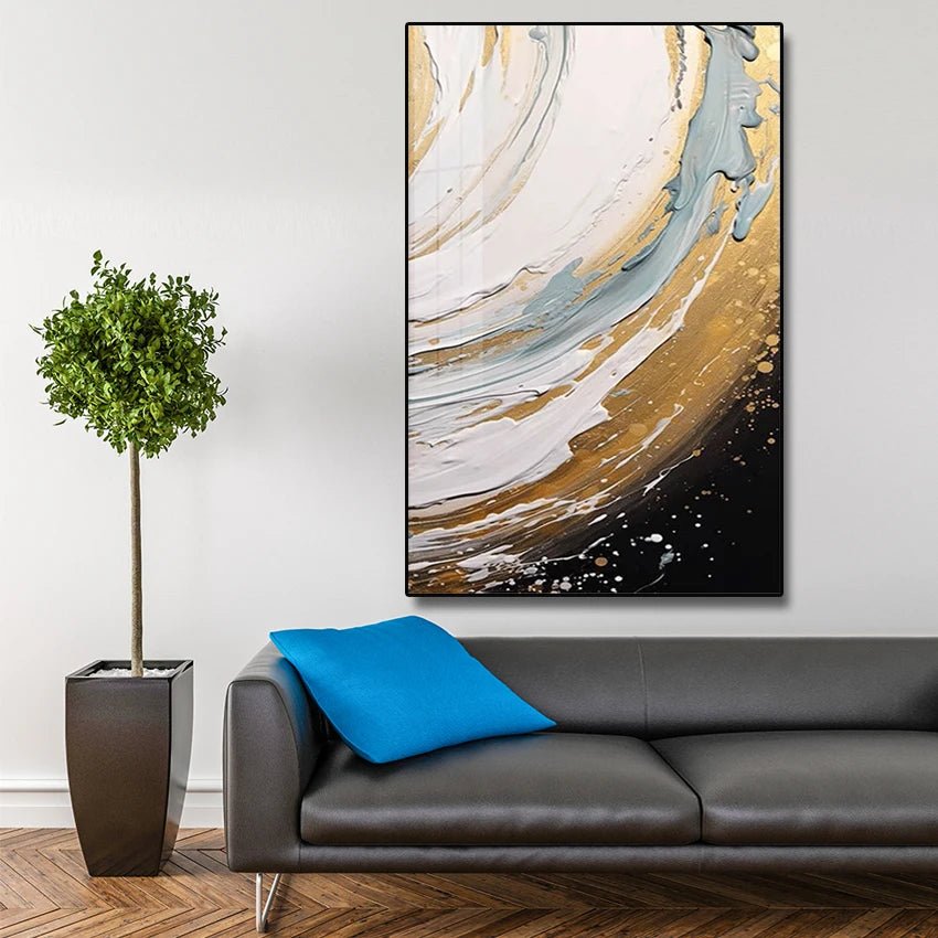 Handpaint Home Decor Pictures Abstract Acrylic Wall Canvas Art Frameless Picture Oil Painting Room Decor Murals Artwork - Blu Lotus Boutique