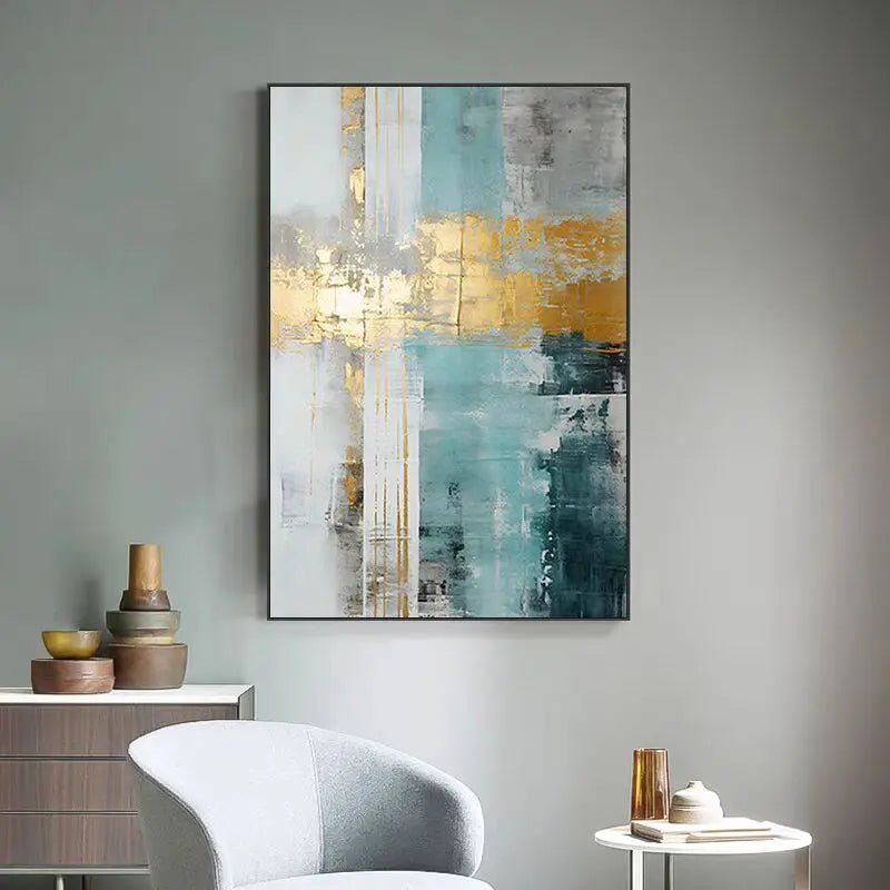 Handpaint Home Decor Pictures Abstract Acrylic Wall Canvas Art Frameless Picture Oil Painting Room Decor Murals Artwork - Blu Lotus Boutique