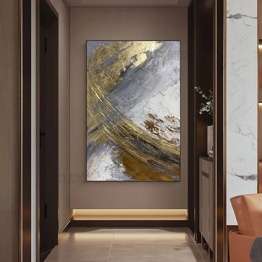 Handpaint Home Decor Pictures Abstract Acrylic Wall Canvas Art Frameless Picture Oil Painting Room Decor Murals Artwork - Blu Lotus Boutique