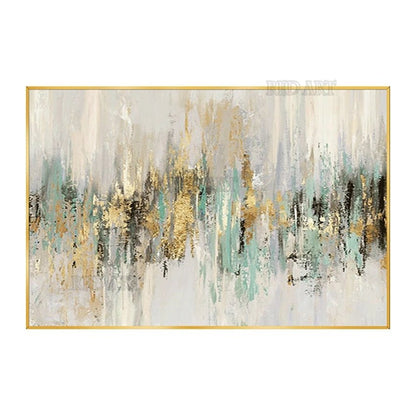 Handpaint Home Decor Pictures Abstract Acrylic Wall Canvas Art Frameless Picture Oil Painting Room Decor Murals Artwork - Blu Lotus Boutique