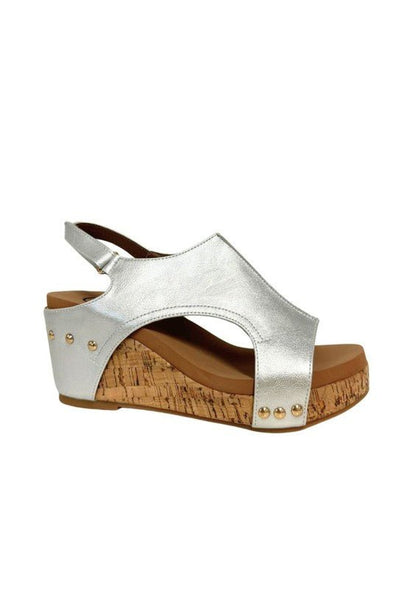 HANNAH THICK SOLE ROMAN WEDGES - PLATFORMS - Blu Lotus Boutique