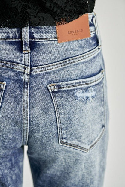 High Rise Stretch Flare Jeans - Blu Lotus Boutique