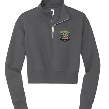 Hocus Pocus Fleece 1/2 - Zip Pullover - Blu Lotus Boutique