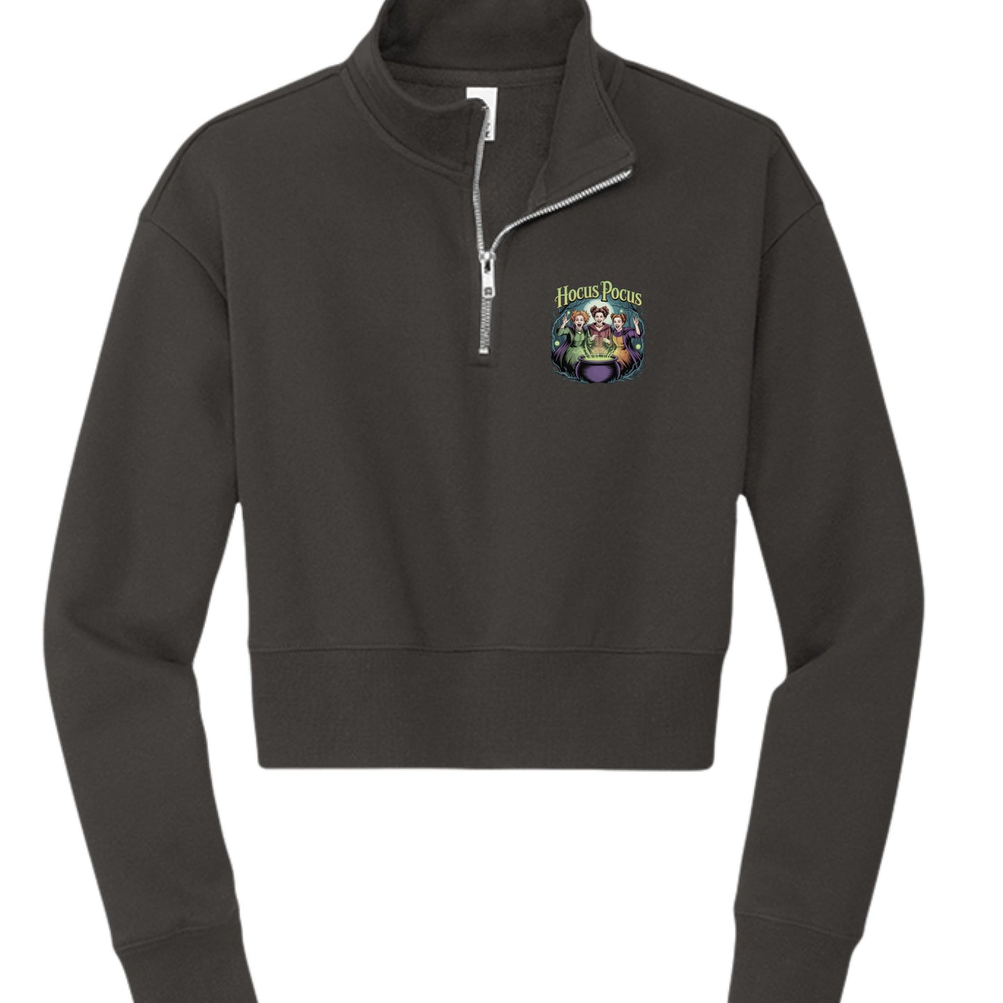 Hocus Pocus Fleece 1/2 - Zip Pullover - Blu Lotus Boutique
