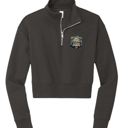 Hocus Pocus Fleece 1/2 - Zip Pullover - Blu Lotus Boutique