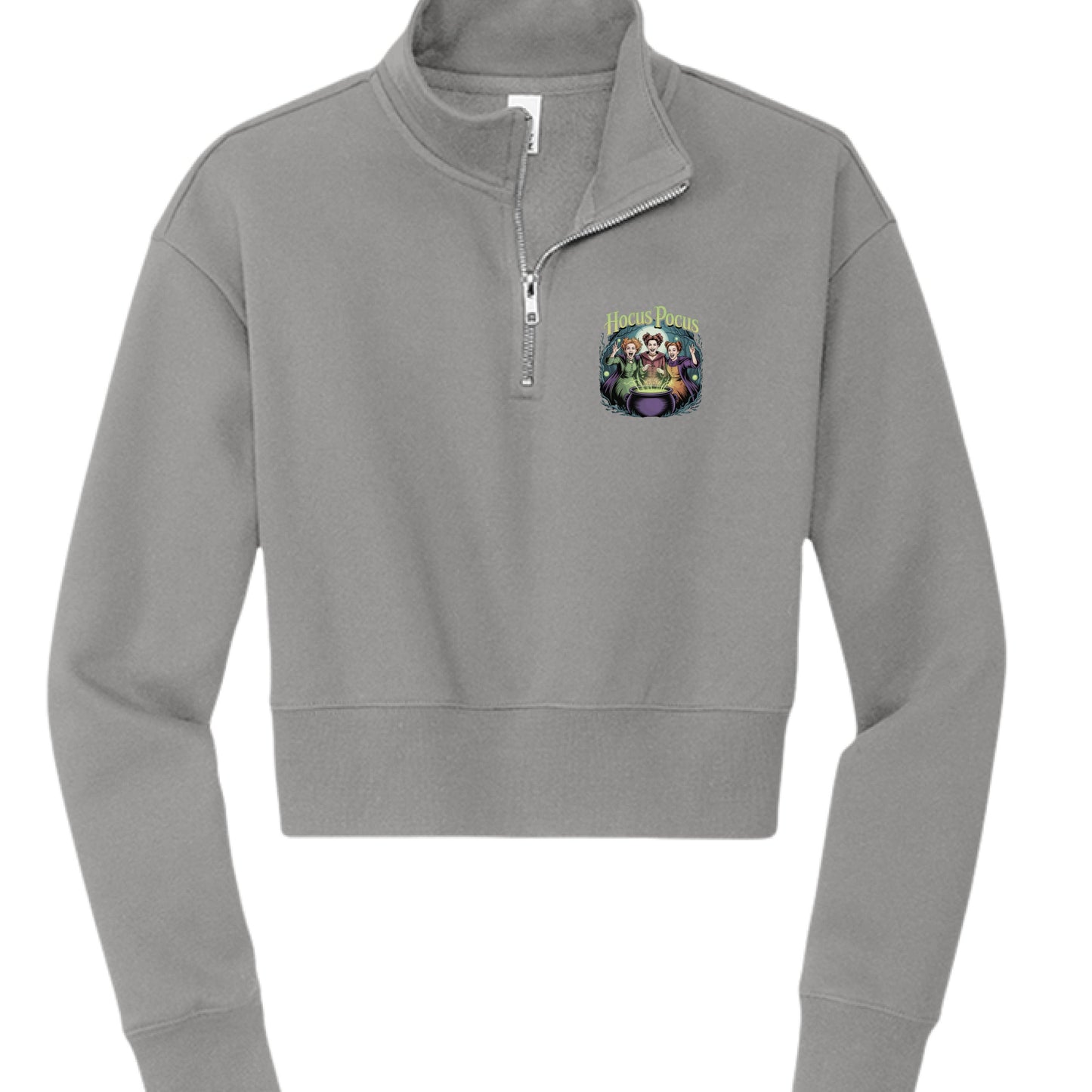 Hocus Pocus Fleece 1/2 - Zip Pullover - Blu Lotus Boutique