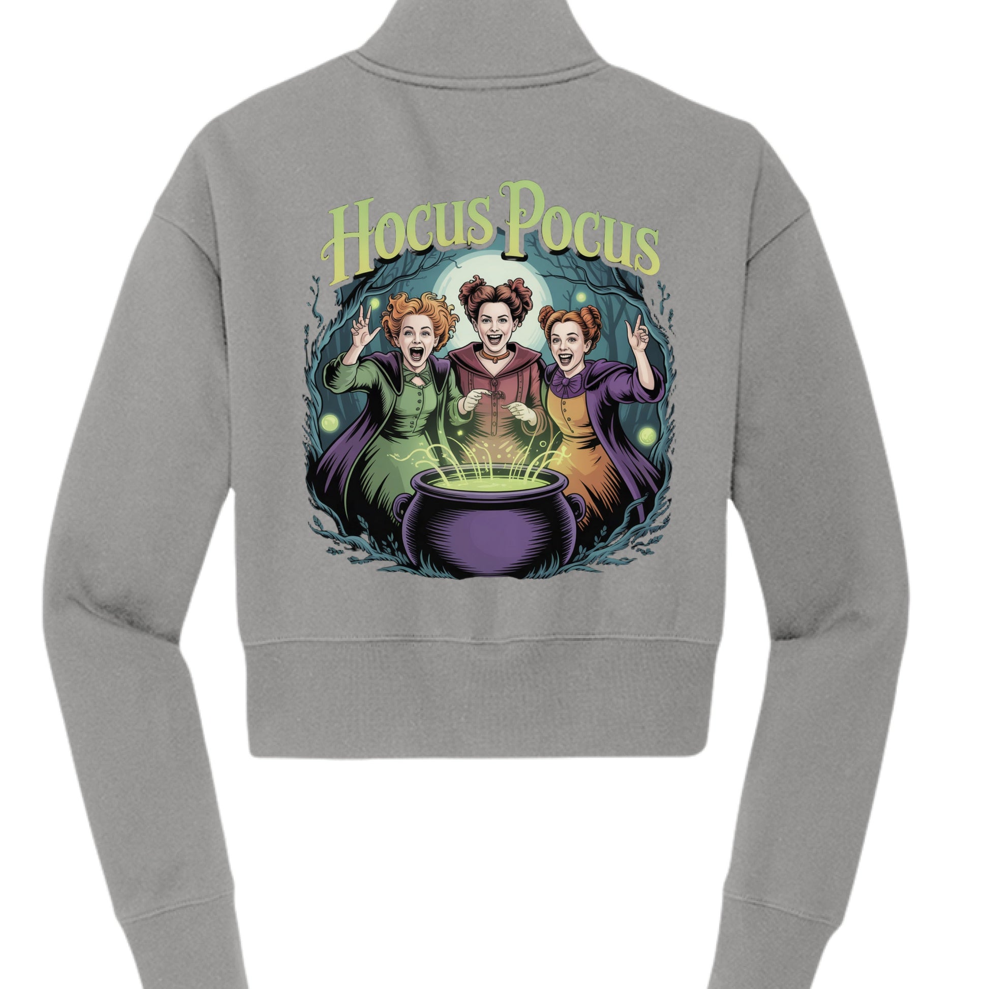 Hocus Pocus Fleece 1/2 - Zip Pullover - Blu Lotus Boutique