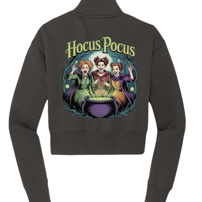Hocus Pocus Fleece 1/2 - Zip Pullover - Blu Lotus Boutique