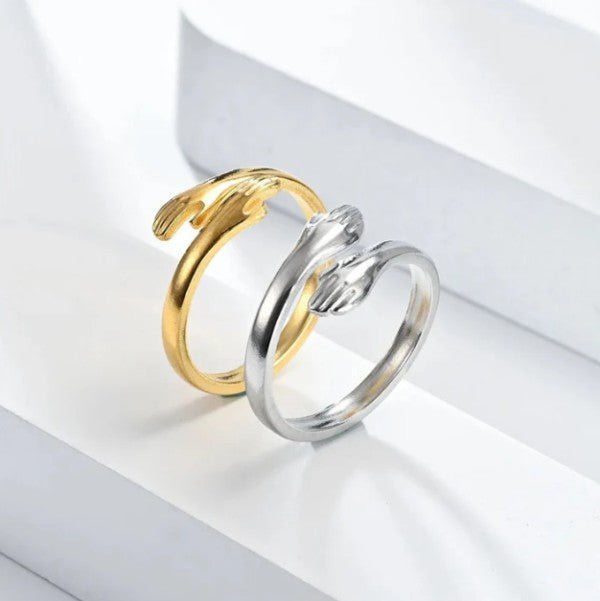 Hugging Arms Adjustable Ring - Blu Lotus Boutique