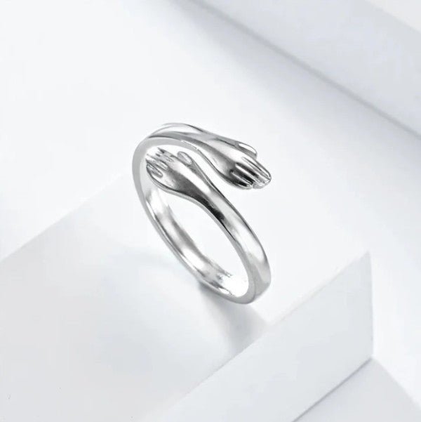 Hugging Arms Adjustable Ring - Blu Lotus Boutique