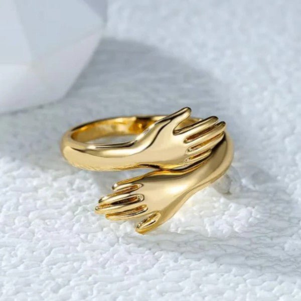 Hugging Arms Adjustable Ring - Blu Lotus Boutique