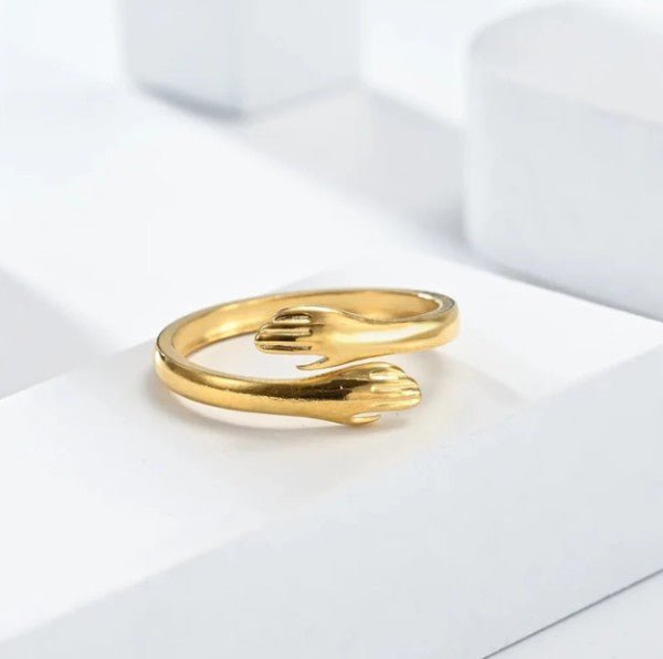 Hugging Arms Adjustable Ring - Blu Lotus Boutique