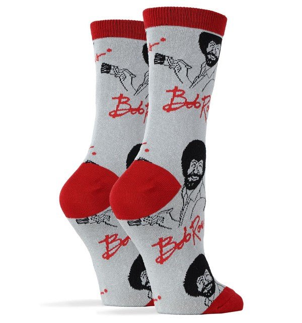 It's Bob Ross - Women's Funny Crew Socks - Blu Lotus Boutique