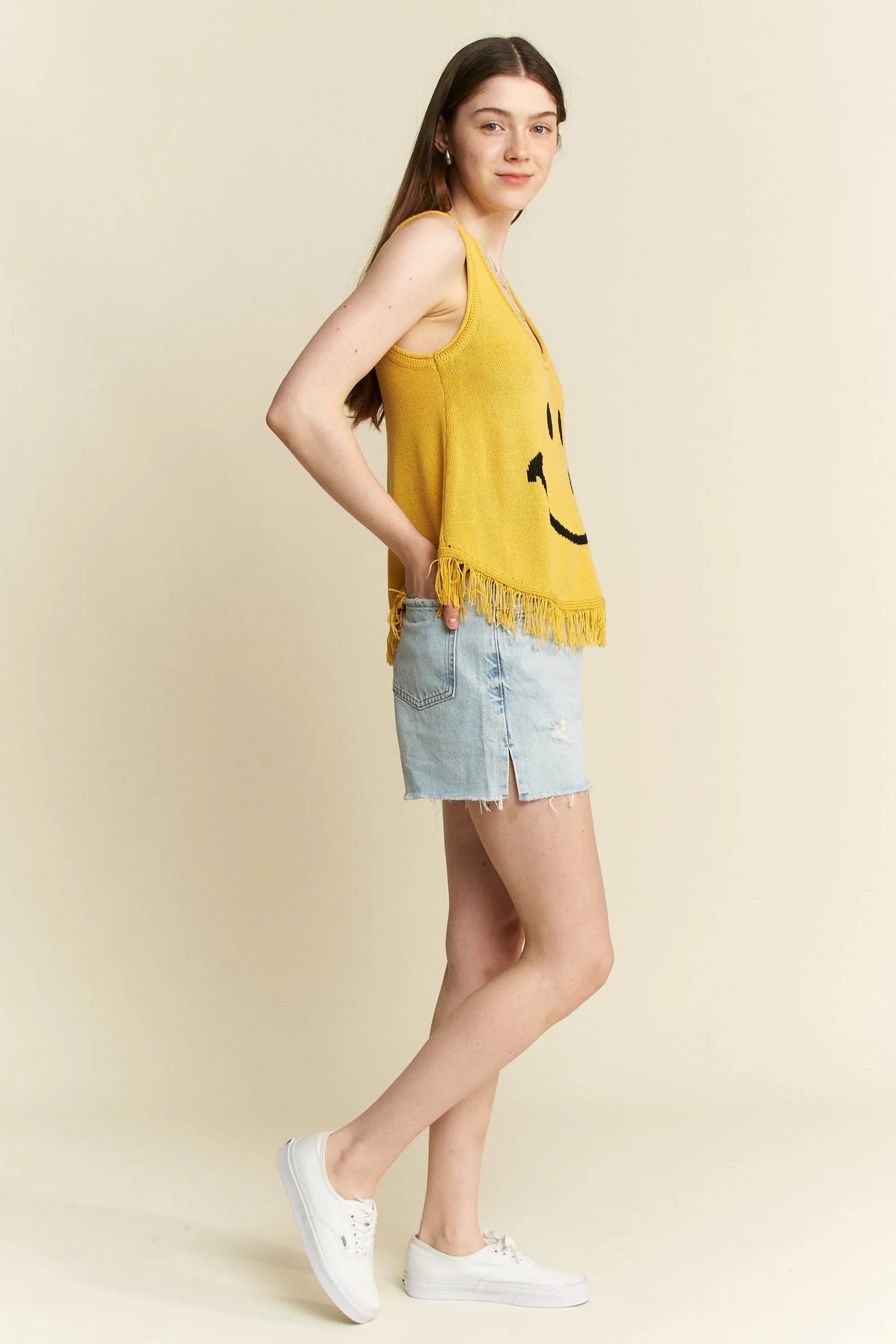 Jade By Jane Smiley Fringe Tank Top - Blu Lotus Boutique